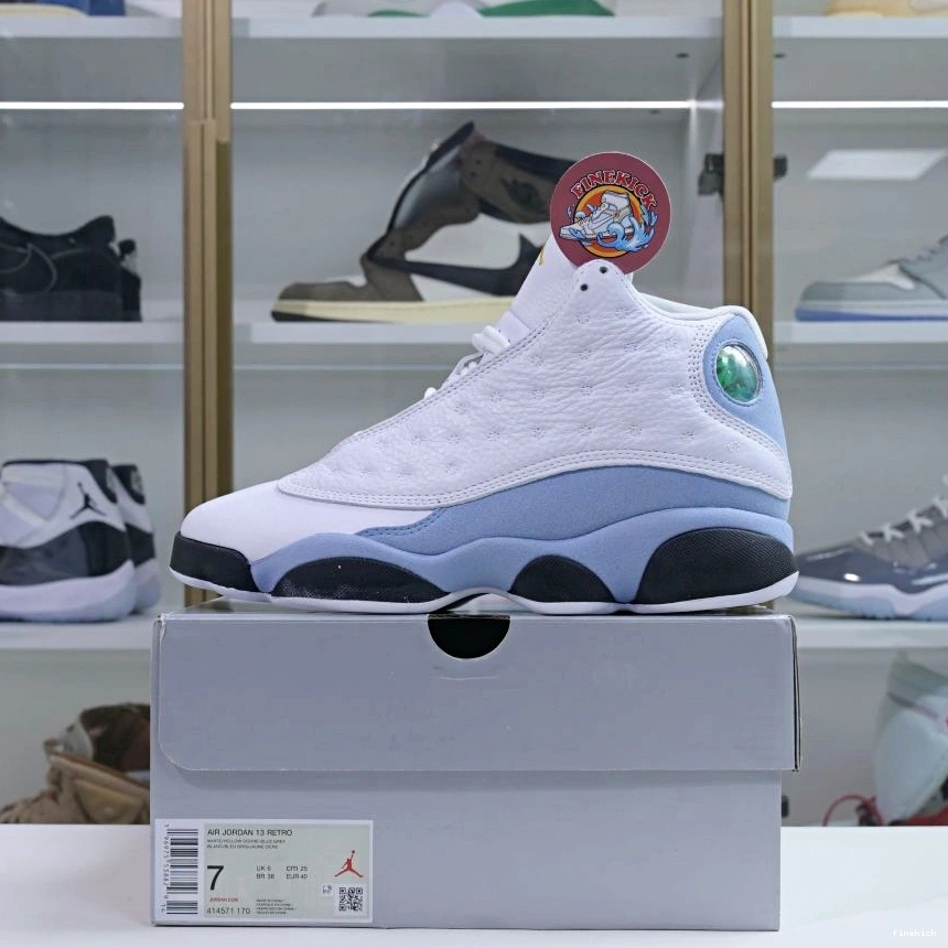 Air Grey” Jordan 13“Blue 0122